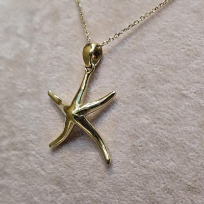 آویز طلا زنانه ستاره دریایی
