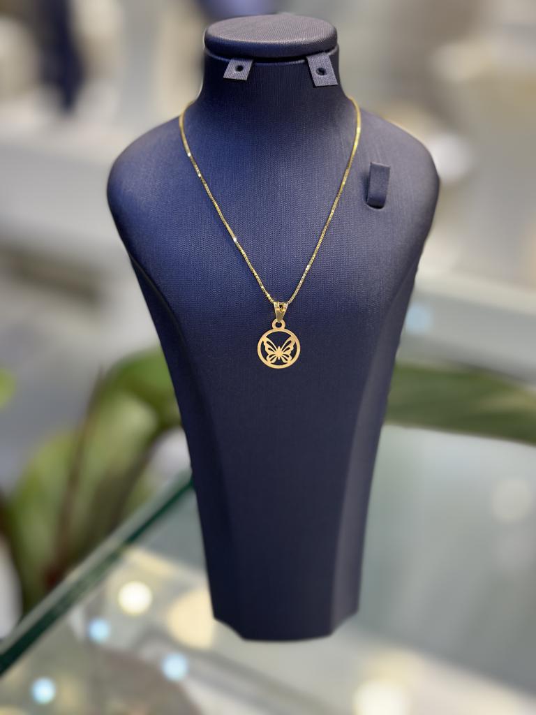 IMG_4466 پلاک طلا کادویی قاب پروانه